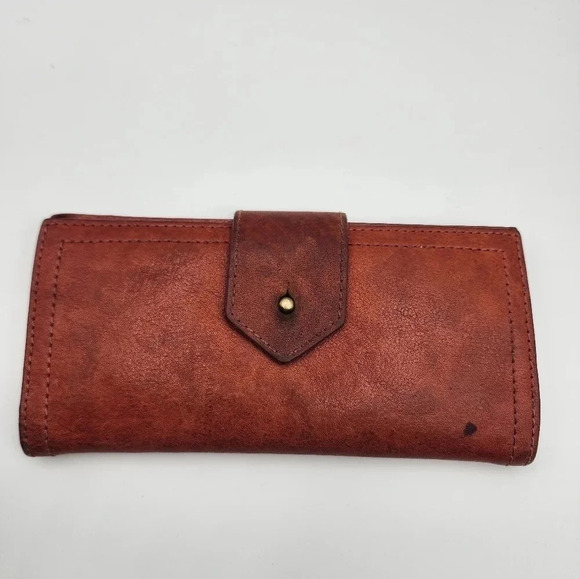 Madewell The Post Leather Wallet Zipper - Picture 1 of 9